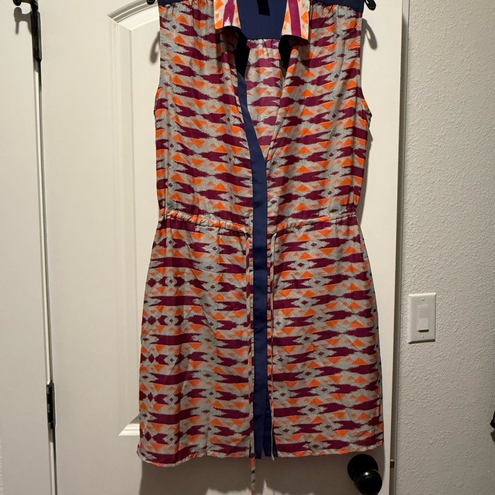 Bar III Multicolor Abstract Dress